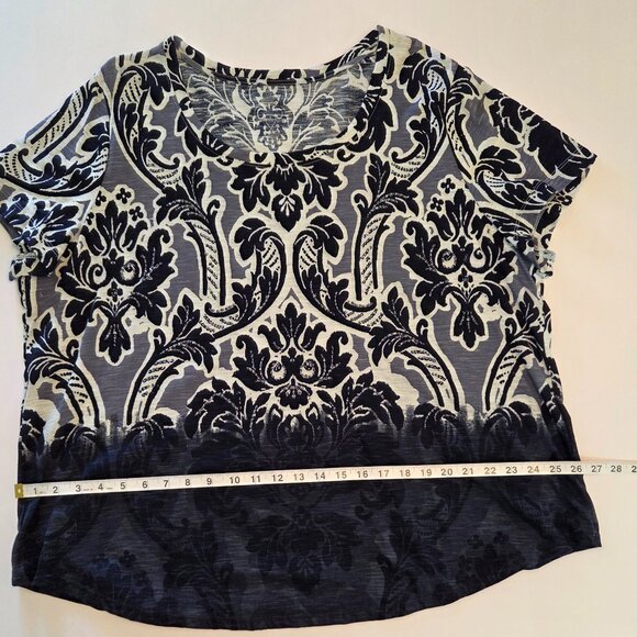 Sonoma Life + Style Women’s Plus 2X Top — Soft Cotton with Subtle Sequin - Picture 5 of 8